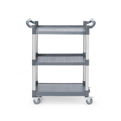 Vozík servírovací se 3 policemi z polypropylenu, malý, AmerBox, 800x420x(H)945mm | 810200
